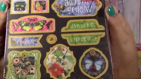 8 x 8 Mini Album Using Flutter by Graphic 45 Part 1