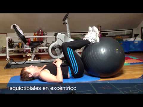Isquiotibiales en excéntrico ejercicios espanol