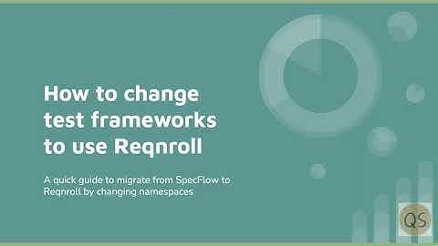 How to Migrate Your Test Framework to Reqnroll from SpecFlow