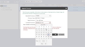 Demonstration: Managing ICX using SmartZone, Firmware Upgrade