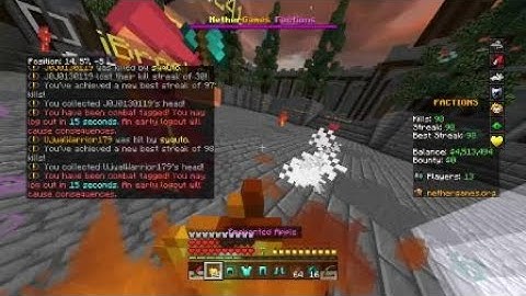 killing a hacker J0J0130119. NetherGames Factions