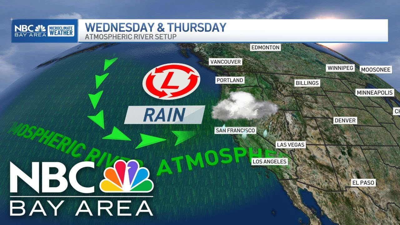 Bay Area forecast: Rain to bring heavy downpours and high totals - YouTube