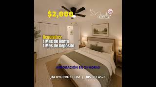 Apartamento en Hialeah FL 33012 - 2/1 $2,000 #Realtordelasrentas #JackyUrroz #JackyUrrozRealtor