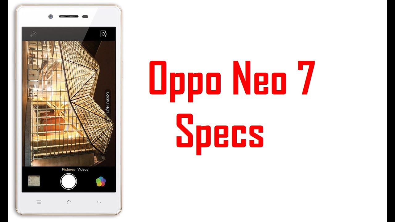 Oppo Neo 7 Specs & Features