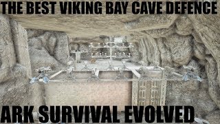 THE BEST VIKING BAY CAVE BASE DEFENCE BUILD ON ARK SURVIVAL EVOLVED screenshot 5