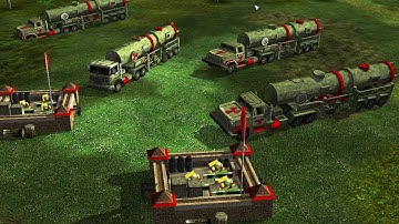 China Nuke vs GLA Commander in Chief (GENERALS CONTINUE Mod) C&C Generals Zero Hour