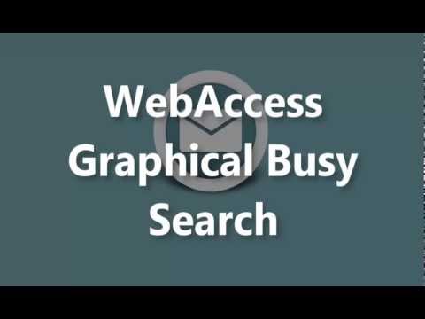GroupWise 2012: What's New: Graphical Busy Search in WebAccess
