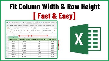 Excel Trick to Resize Columns Width & Row Height [Fast & Easy]