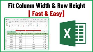 Excel Trick to Resize Columns Width &amp; Row Height [Fast &amp; Easy]