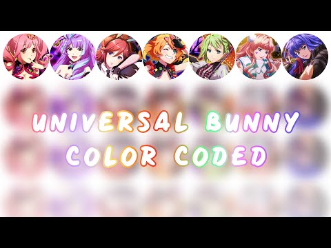 Universal Bunny - Color coded