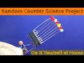 Led&#39;s Counter Science Project | Top Science Project using 4017 | Led Projects | TA Electric