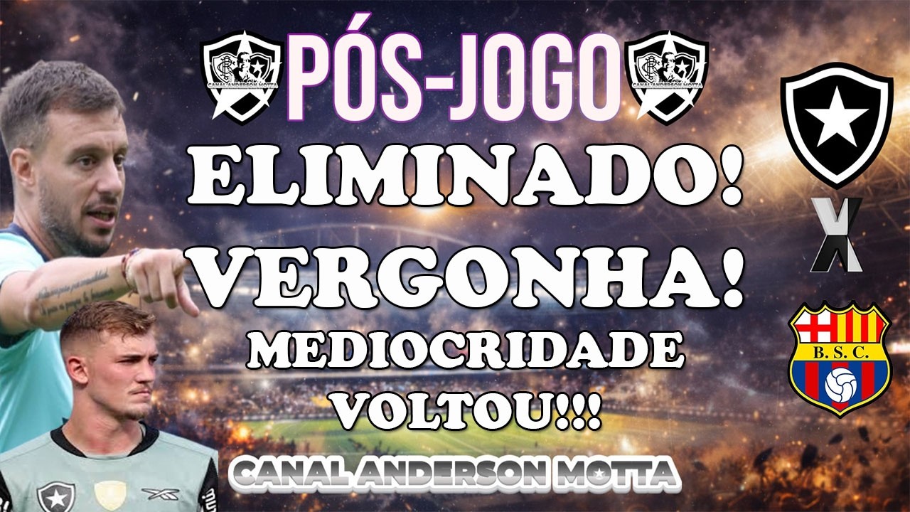 LIVE ALVINEGRA RAIZ - COPA LIBERTADORES- 3° FASE -PÓS JOGO- BOTAFOGO X BARCELONA -ELIMINAÇÃO PÍFIA