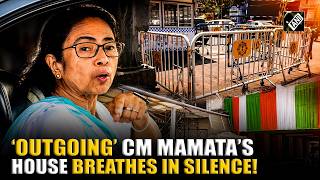 Outside visuals from ‘outgoing’ CM Mamata’s residence as she refused to step down after poll results