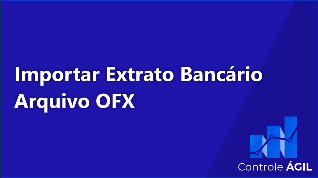 Thumbnail do vídeo Como importar extrato bancário OFX no Controle Ágil