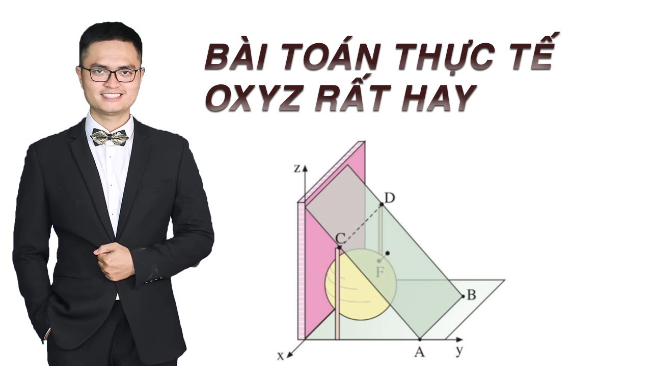 Toán thực tế Oxyz hay về bình chứa hình cầu