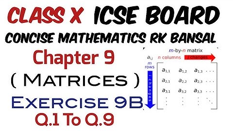 Exercise 9B Class 10 Maths ICSE Board RK Bansal