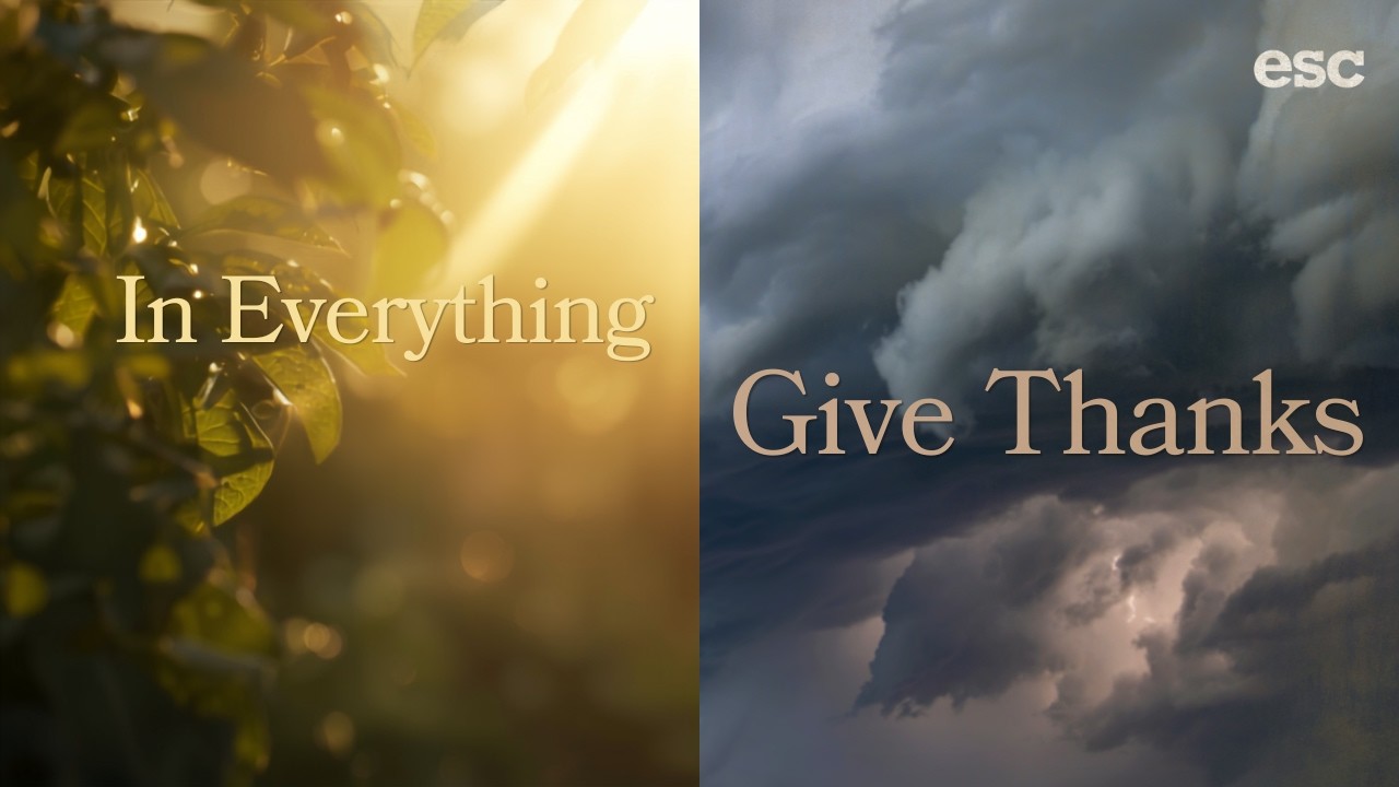 ESC Shabbat Service: In Everything Give Thanks - Huey Brown