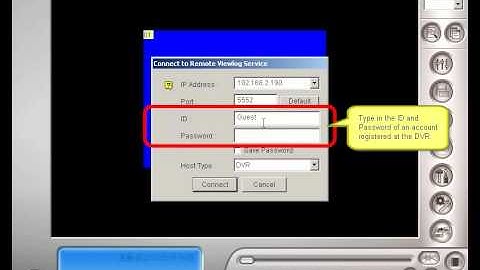GeoVision Remote Viewing - Remote Playback with Remote Viewlog