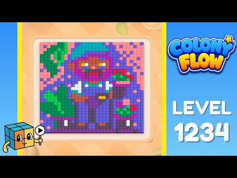 Colony Flow Level 1234 Walkthrough Solution