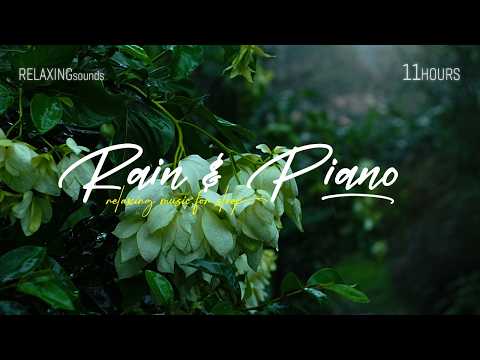 Fall Asleep Fast with Soft Piano & Rain Sounds 🌧️🎹 | Deep Sleep Music