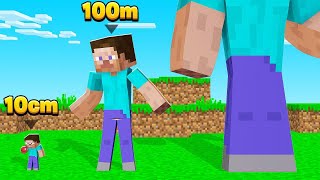 Minecraft BUT WE DON'T STOP GROWING TALLER! (too big)