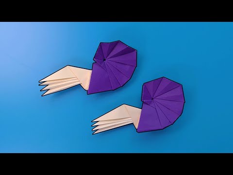 색종이로 암모나이트 접는방법(종이접기)