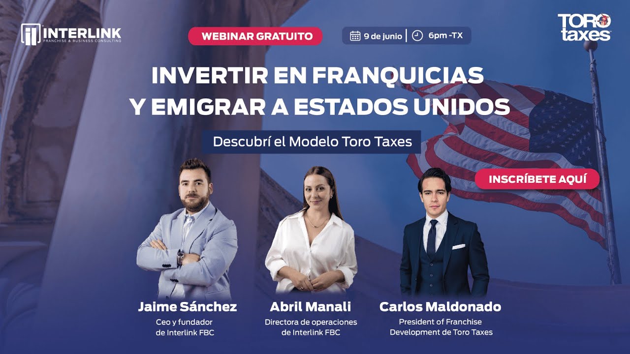Invertir en Franquicias y Emigrar a USA.: Descubrí el Modelo Toro Taxes