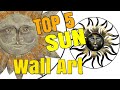 Best extra large metal sun wall art