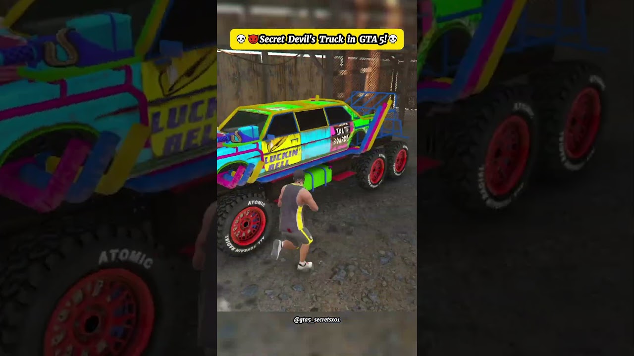 Secret MONSTER TRUCK Location in GTA 5 😱