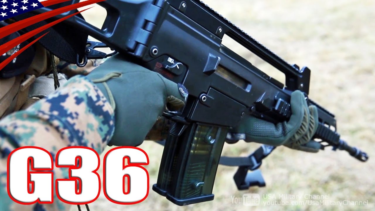 H K ヘッケラー コッホ G36 G36ka4 アサルトライフル射撃 H K Heckler Koch G36 G36ka4 Assault Rifle Shoot Youtube