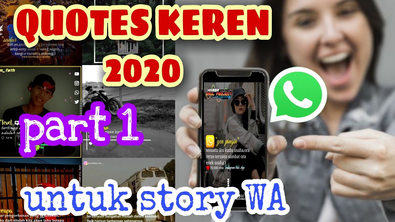 KUMPULAN QUOTES KEREN 2020 | UNTUK STORY WA *PART 1* - YouTube