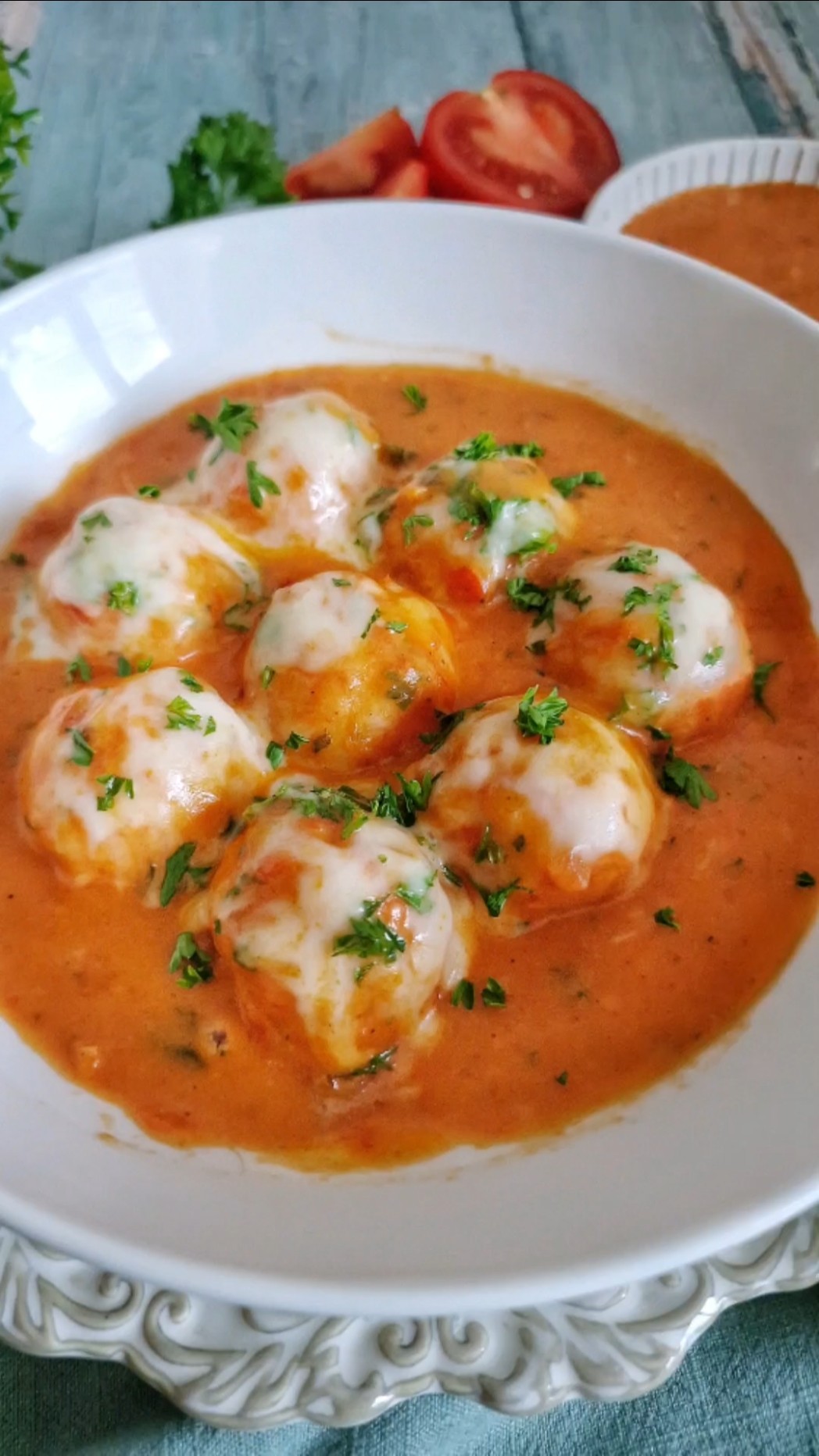 Tomaten Mozzarella mini Knödel#shorts#miniknödel - YouTube