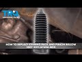 How to Replace Steering Rack  Pinion Bellow 2007-2013 Acura MDX