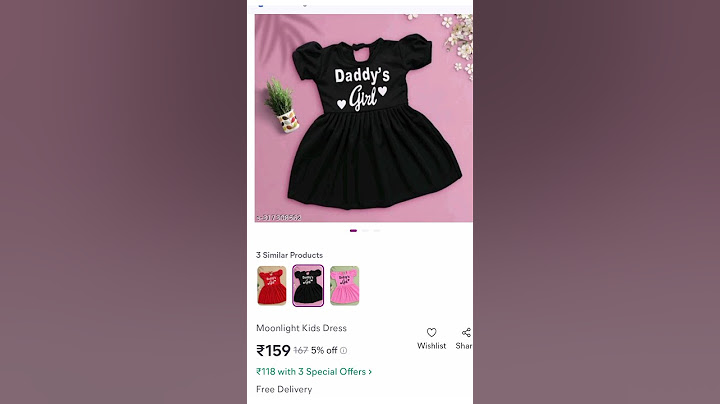 cute daddy's  girl dresses  under 180 rupees