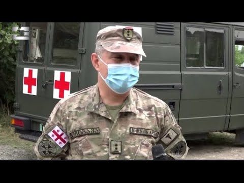სამხედრო ექიმები მოსახლეობის ვაქცინაციის პროცესში ჩაერთვნენ