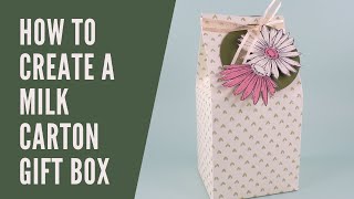 Daffodil Afternoon Milk Carton Gift Box