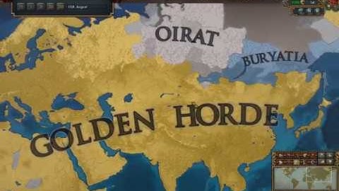 EU4(1.29) Golden Horde WC (1444-1729) Timelapse