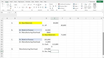 Managerial Accounting Chapter 3 Problems