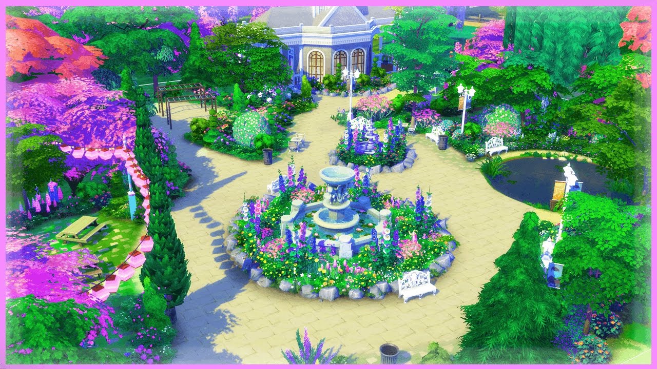 The Sims 4 Speed Build l Park Reno W/Holytaboo (Husband)