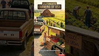 A Day in USA Countryside Village 🌾 #shorts #trending #viral