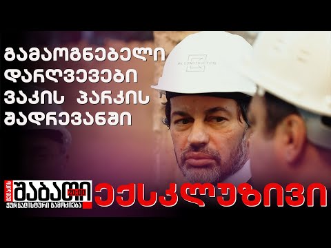 გამაოგნებელი დარღვევები ვაკის პარკის შადრევანში