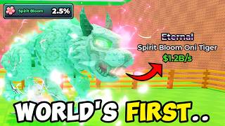 I Got The World's FIRST *SPIRIT BLOOM* ONI TIGER in Steal an Egg!! (2.5% Chance)