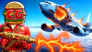Using the STRONGEST WEAPON to CRASH a Plane in Teardown Mods!
