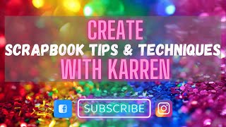 #9 SCRAPBOOKING TIPS & TECHNIQUES USING MIXED MEDIA| TITLE-MIXED MEDIA