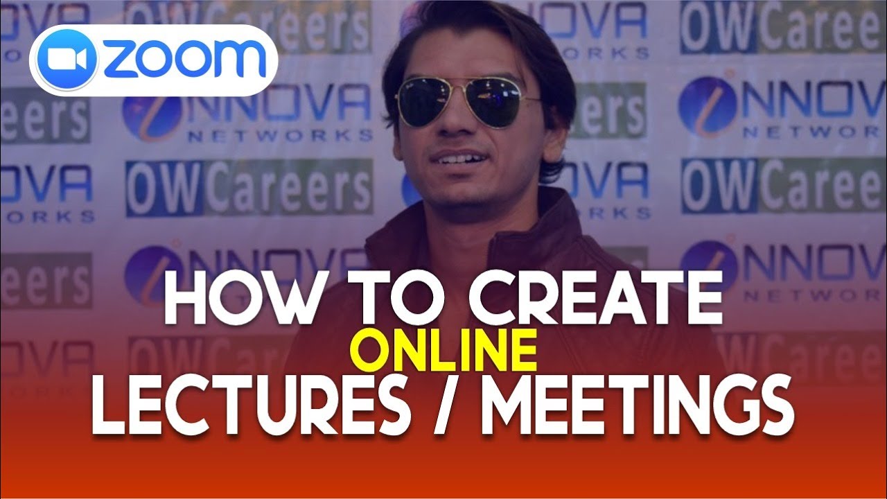 How to create Online Lectures / Meetings using ZOOM YouTube