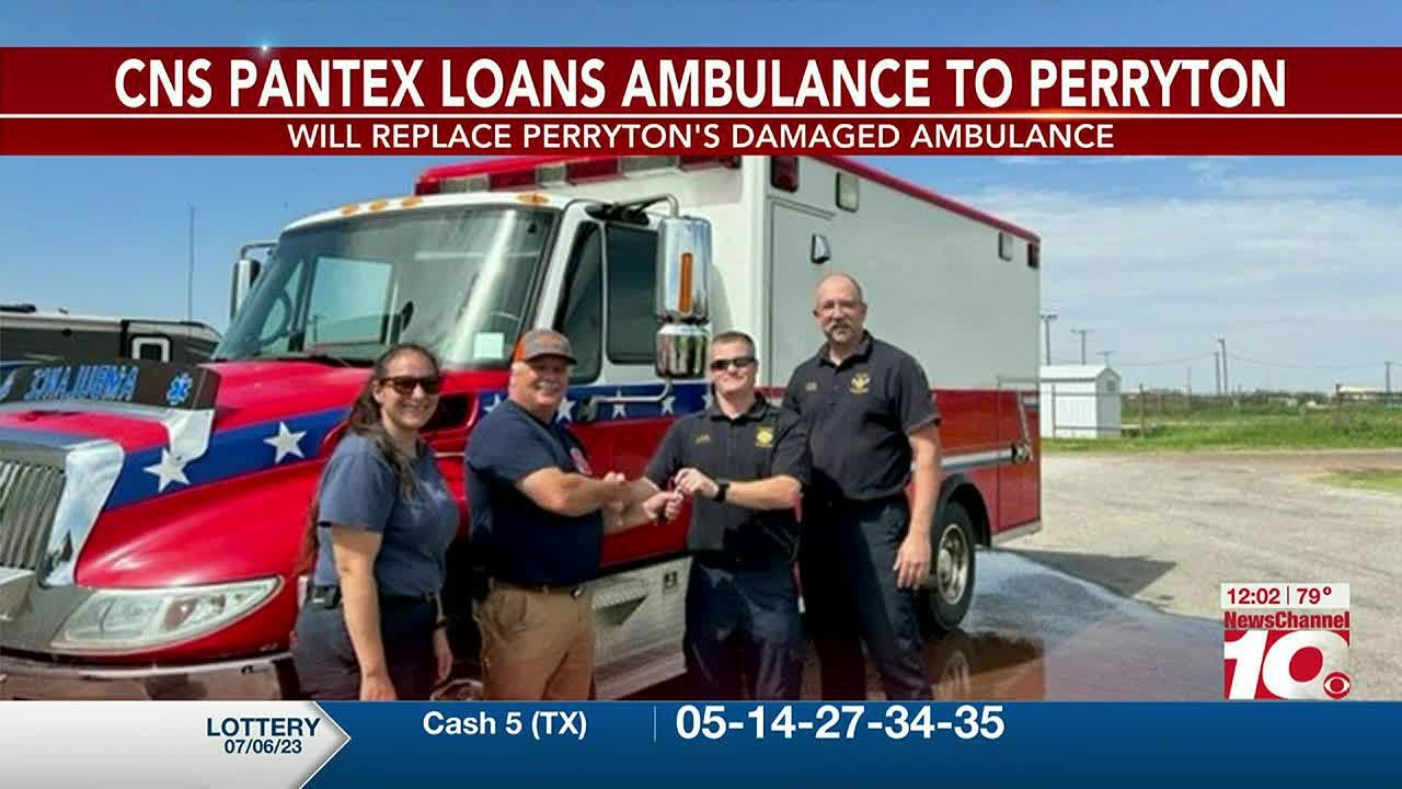 VIDEO Pantex loans ambulance to Perryton to replace city’s damaged vehicle YouTube