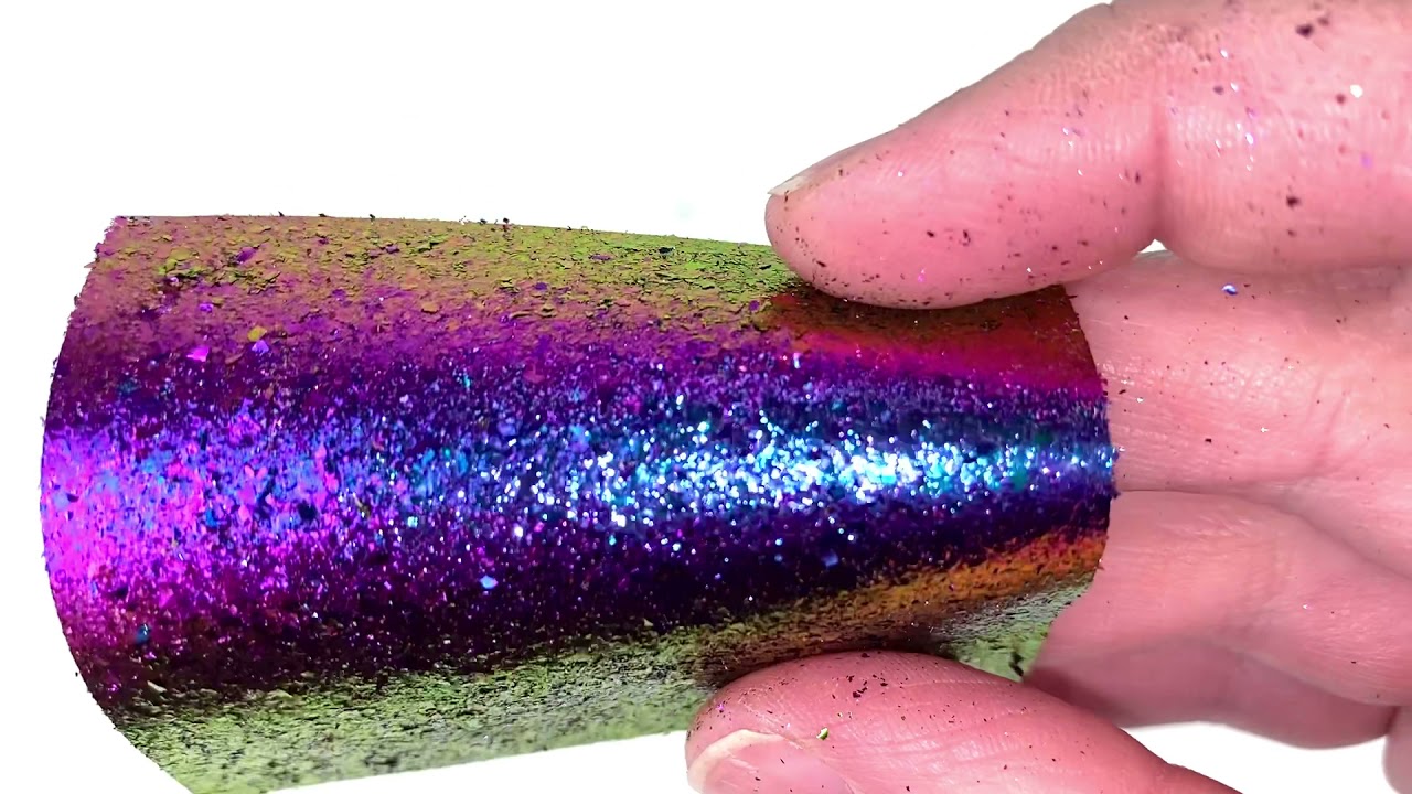 Rainbow Chroma Flakes - Blue Orange - Vibrant Color Shift Flakes for Resin, Nails, Tumblers, & More!