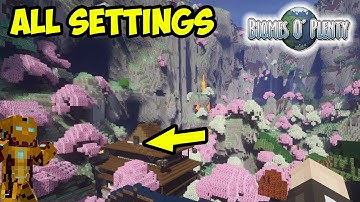 Minecraft Biomes O’ Plenty SETTINGS Full Guide | Minecraft Biomes O’ Plenty how to setup settings