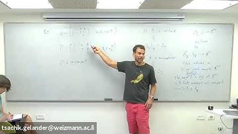 Tsachik Gelander, Lattices and Random Subgroups 2: Intro to Lattices II
