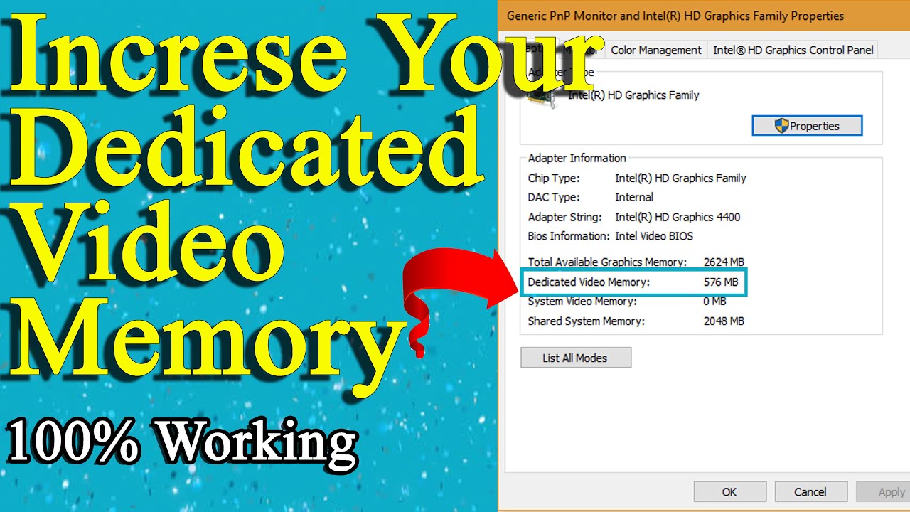 How to Increase Your Dedicated Video Memory 2021 - YouTube
